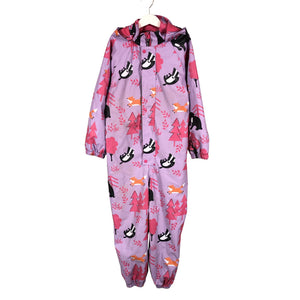 Unisex Jonathan - Rain overall, size 122 - 128 - Violet (1)