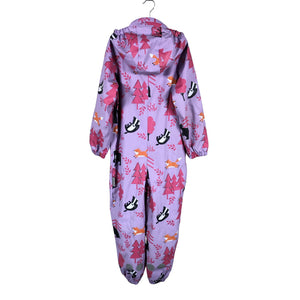 Unisex Jonathan - Rain overall, size 122 - 128 - Violet (2)