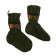 Unisex Handmade - Wool socks, size 26 - Green ()