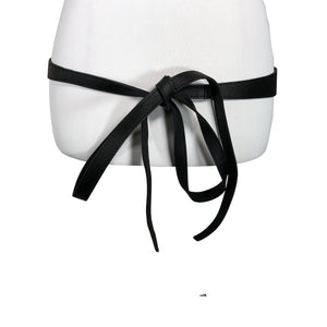 Unisex Kiedo - Leather belt, size Ei kokoa - Black (1)