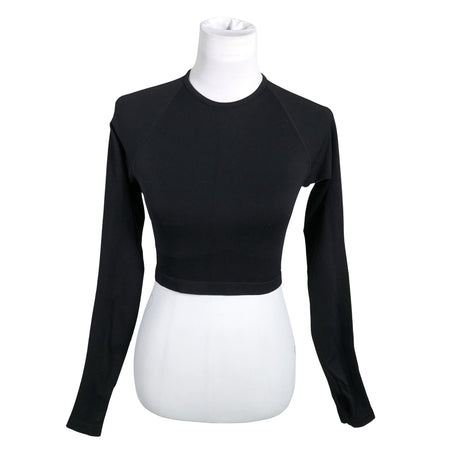Unisex Lindex - Sports shirt, long sleeve, size 32 - Black ()