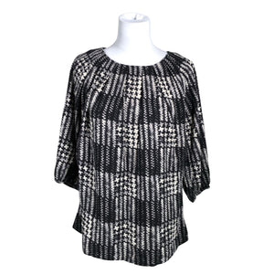 Unisex Ril's - Short-sleeved blouse, size 38 - Black (1)