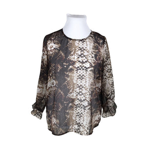 Unisex Kaffe - Blouse, size 42 - Brown (1)
