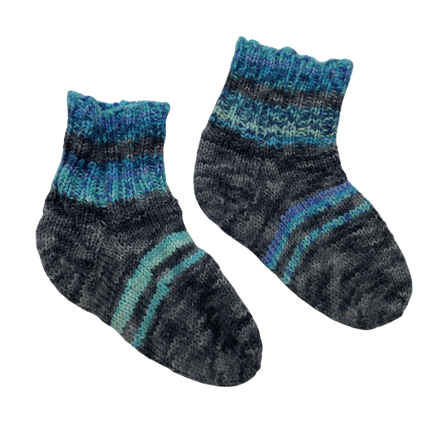 Unisex Handmade - Wool socks, size Ei kokoa - Gray (1)