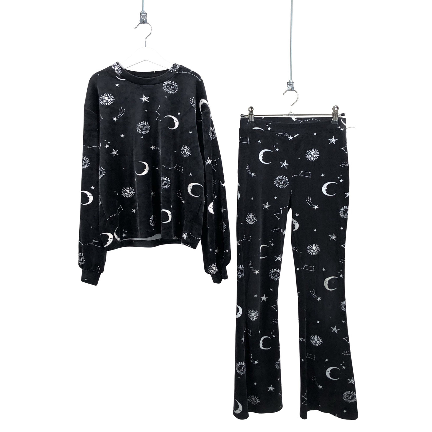 Unisex Lindex - Sweatshirt and pants set, size 146 - 152 - Black (1)