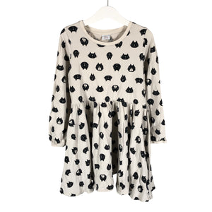 Unisex Polarn O. Pyret - Tricot dress, size 122 - 128 - Beige (1)