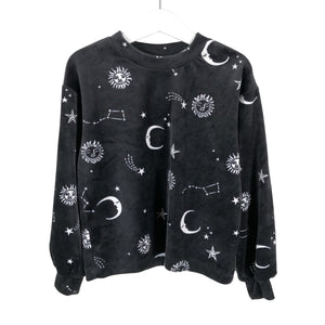 Unisex Lindex - Sweatshirt, size 122 - 128 - Black (1)