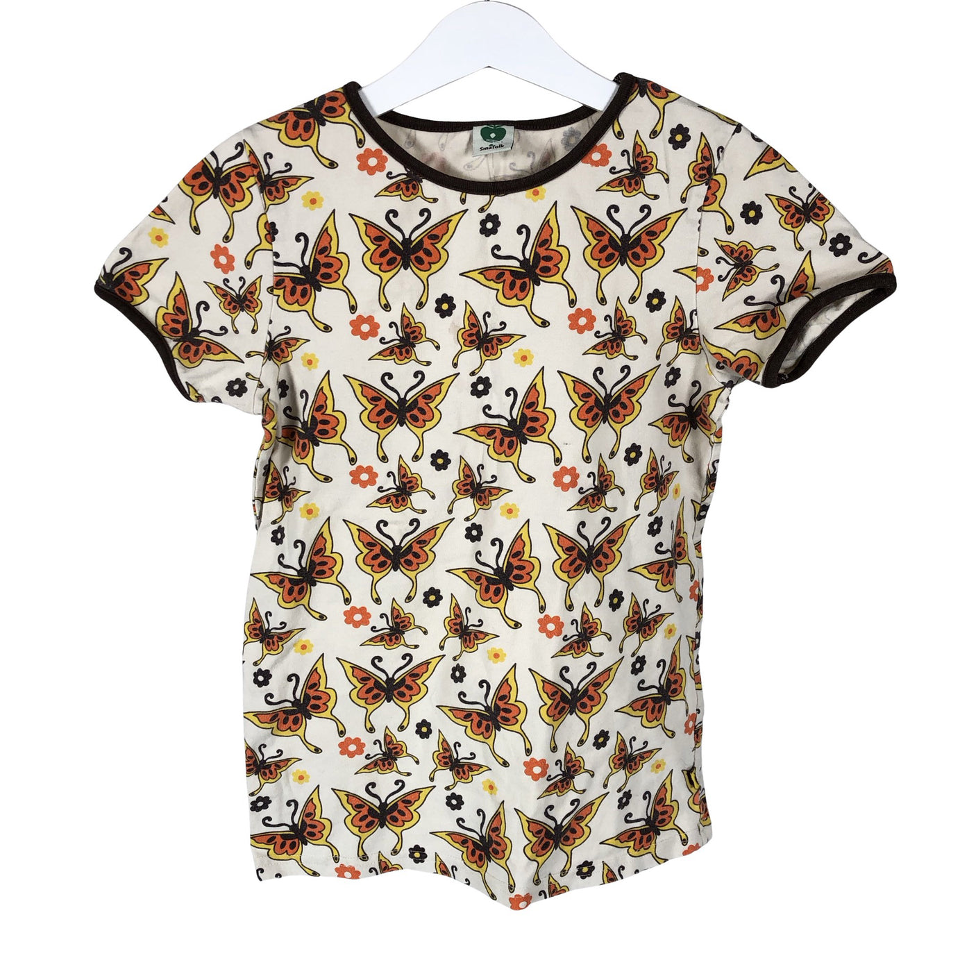 Unisex Småfolk - T-shirt, size 134 - 140 - Natural white (1)