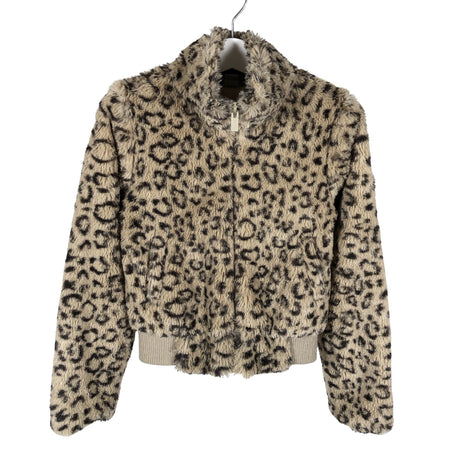 Unisex Lindex - Faux fur coat, size 122 - 128 - Beige ()