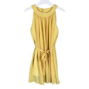 Unisex Metsola - Party dress, size 110 - 116 - Yellow (1)