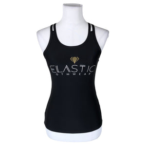 Unisex Elastic Gymwear - Sports top, size 32 - Black (1)
