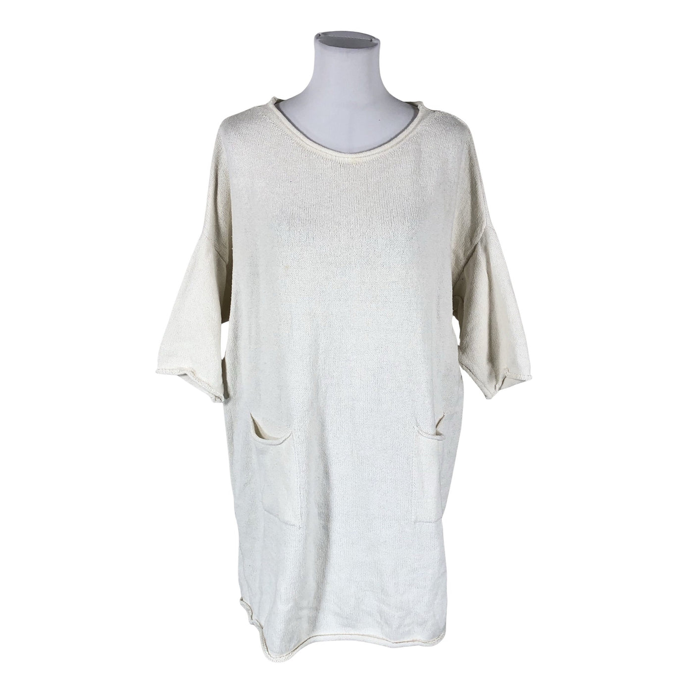 Unisex Bohemiana - Knit dress, size 36 - White (1)