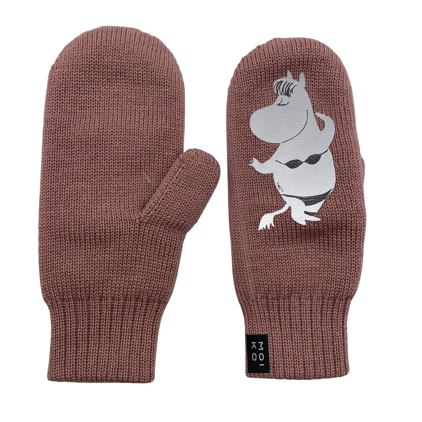 Unisex Moiko - Gloves, size 8 - 12 vuotta - Light pink (1)
