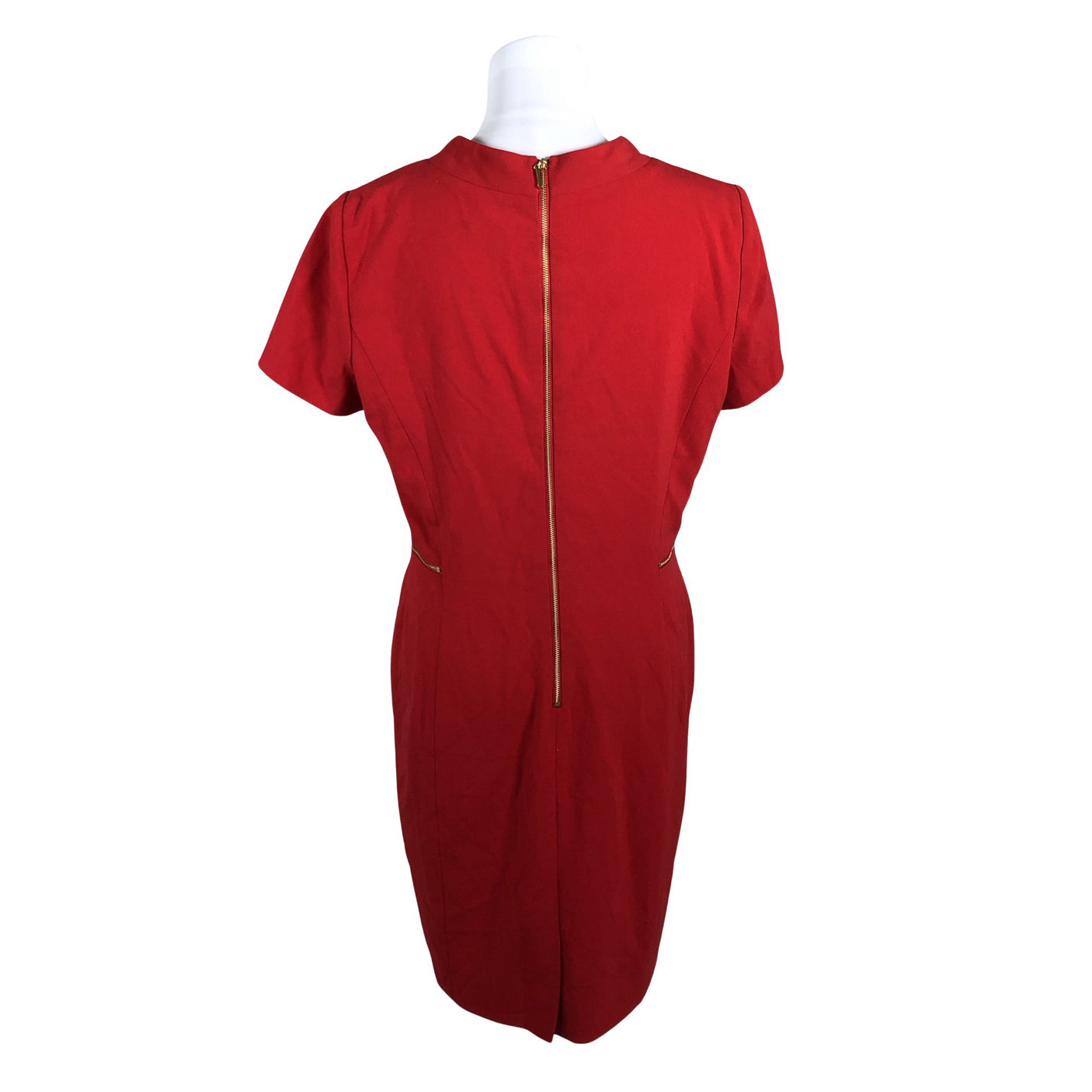Unisex Tahari - Sheath dress, size 40 - Red (2)