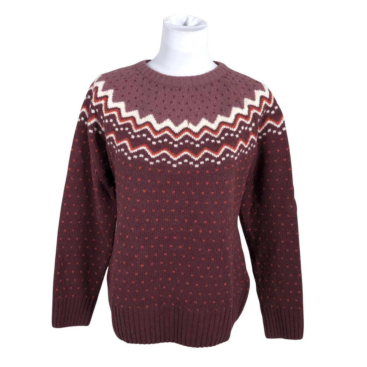 Unisex Fjällräven - Sweater, size 38 - Wine red (1)