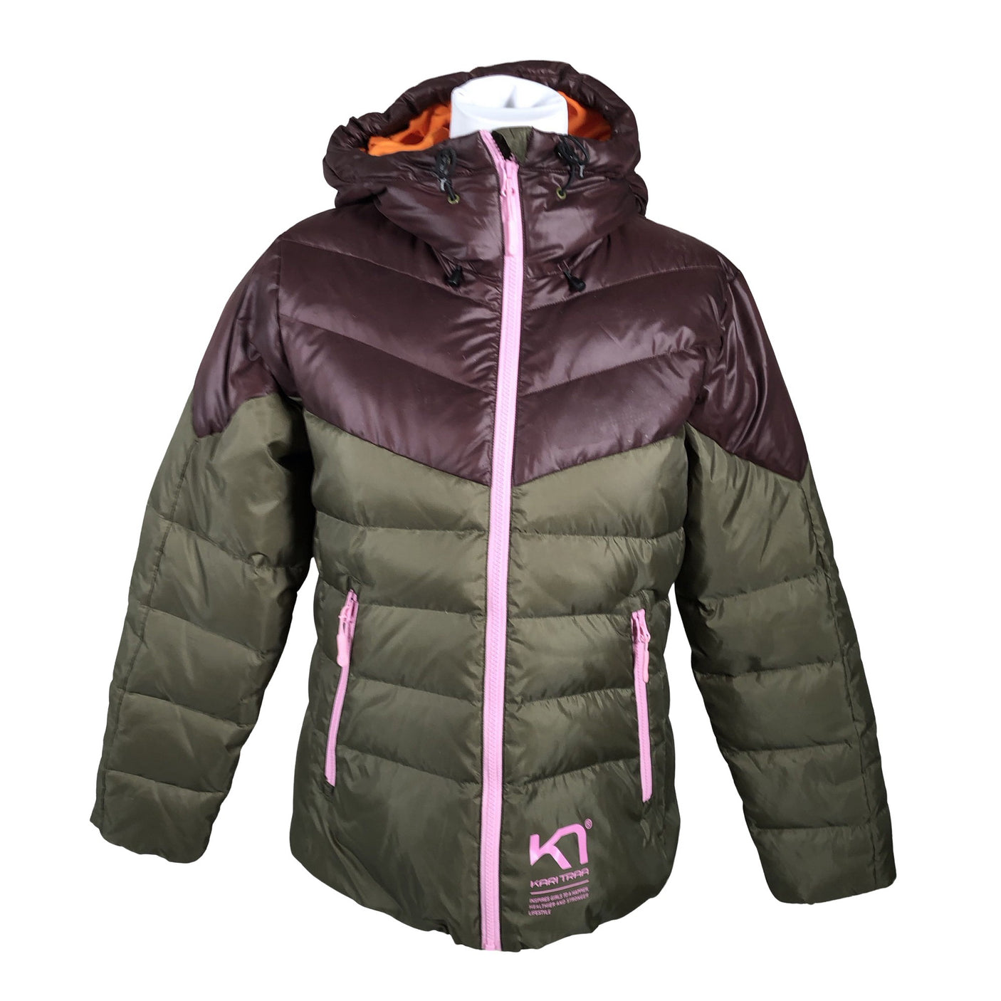 Unisex Kari Traa - Down jacket, size 38 - Green (1)