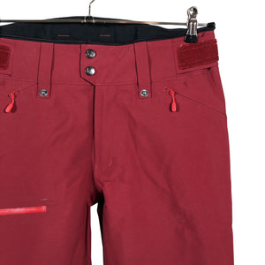 Unisex Norrøna - Shell pants, size 38 - Wine red (2)