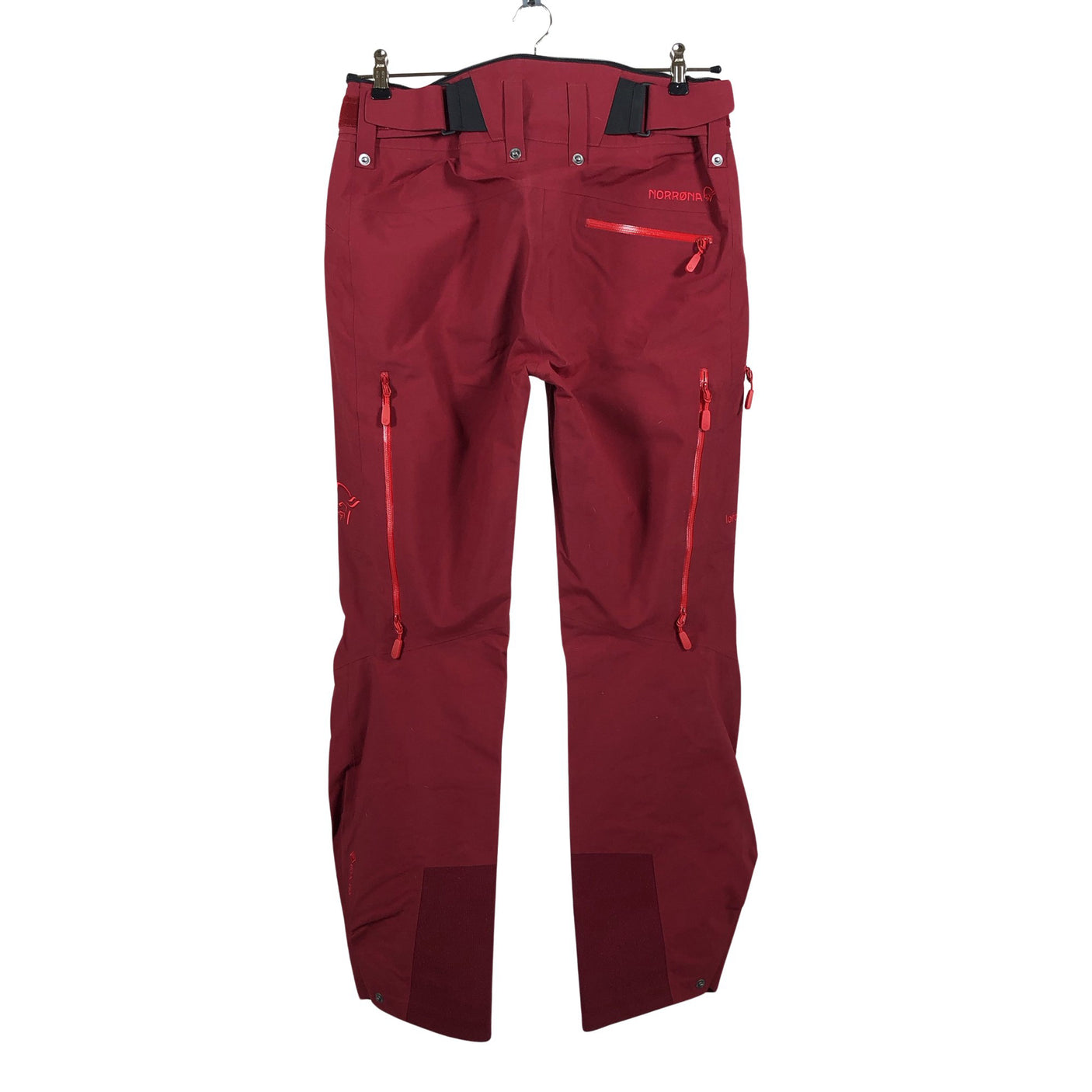 Unisex Norrøna - Shell pants, size 38 - Wine red (3)