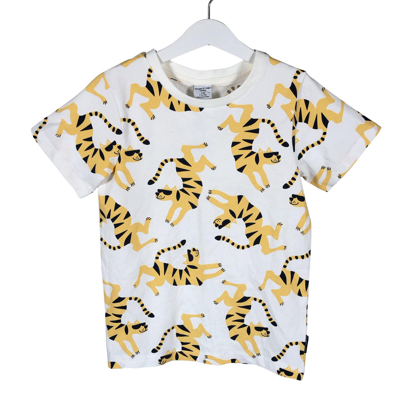 Unisex Polarn O. Pyret - T-shirt, size 128 - 134 - White (1)