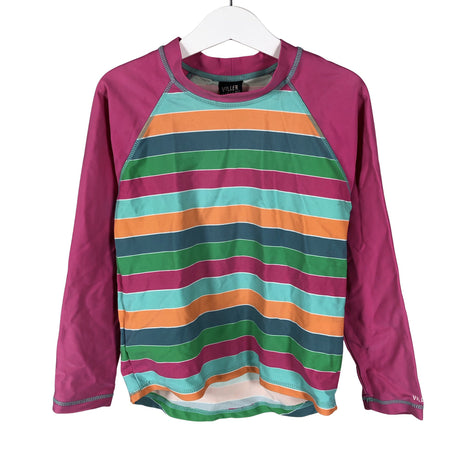 Unisex Villervalla - Swim shirt, size 122 - 128 - Pink ()