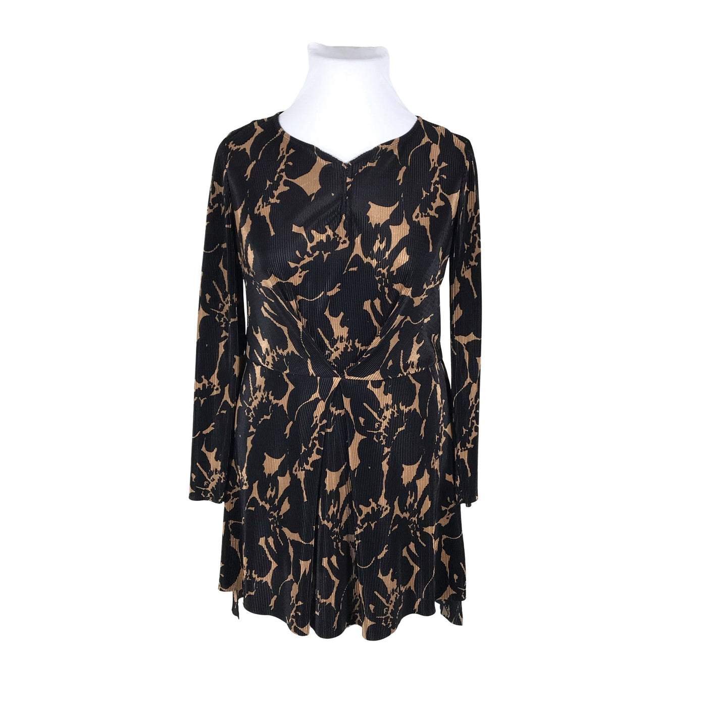 Unisex Next - Schiffon dress, size 42 - Brown (1)