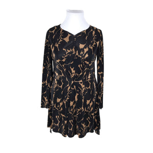 Unisex Next - Schiffon dress, size 42 - Brown (1)