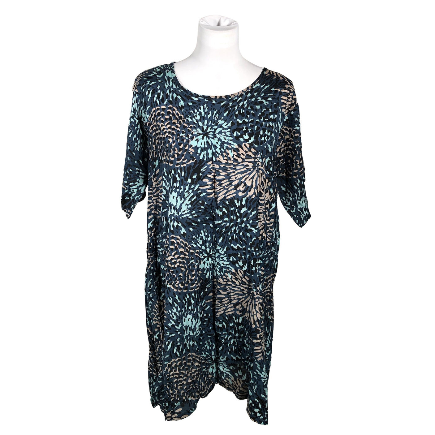 Unisex The Masai - Schiffon dress, size 38 - Blue (1)
