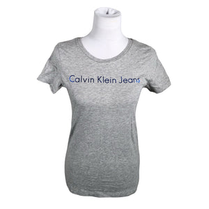Unisex Calvin Klein Jeans - T-shirt, size 38 - Gray (1)