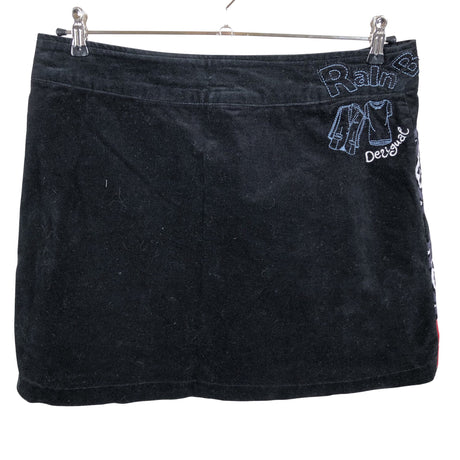Unisex Desigual - Fabric skirt, size 40 - Black (2)
