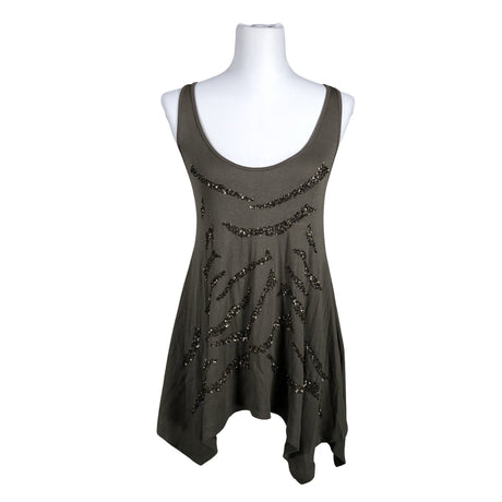 Unisex Guess - Tricot tank top, size 36 - Green ()