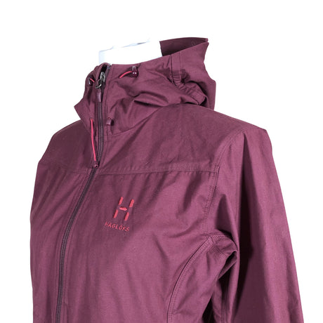 Unisex Haglöfs - Outdoor jacket, size 38 - Wine red (2)