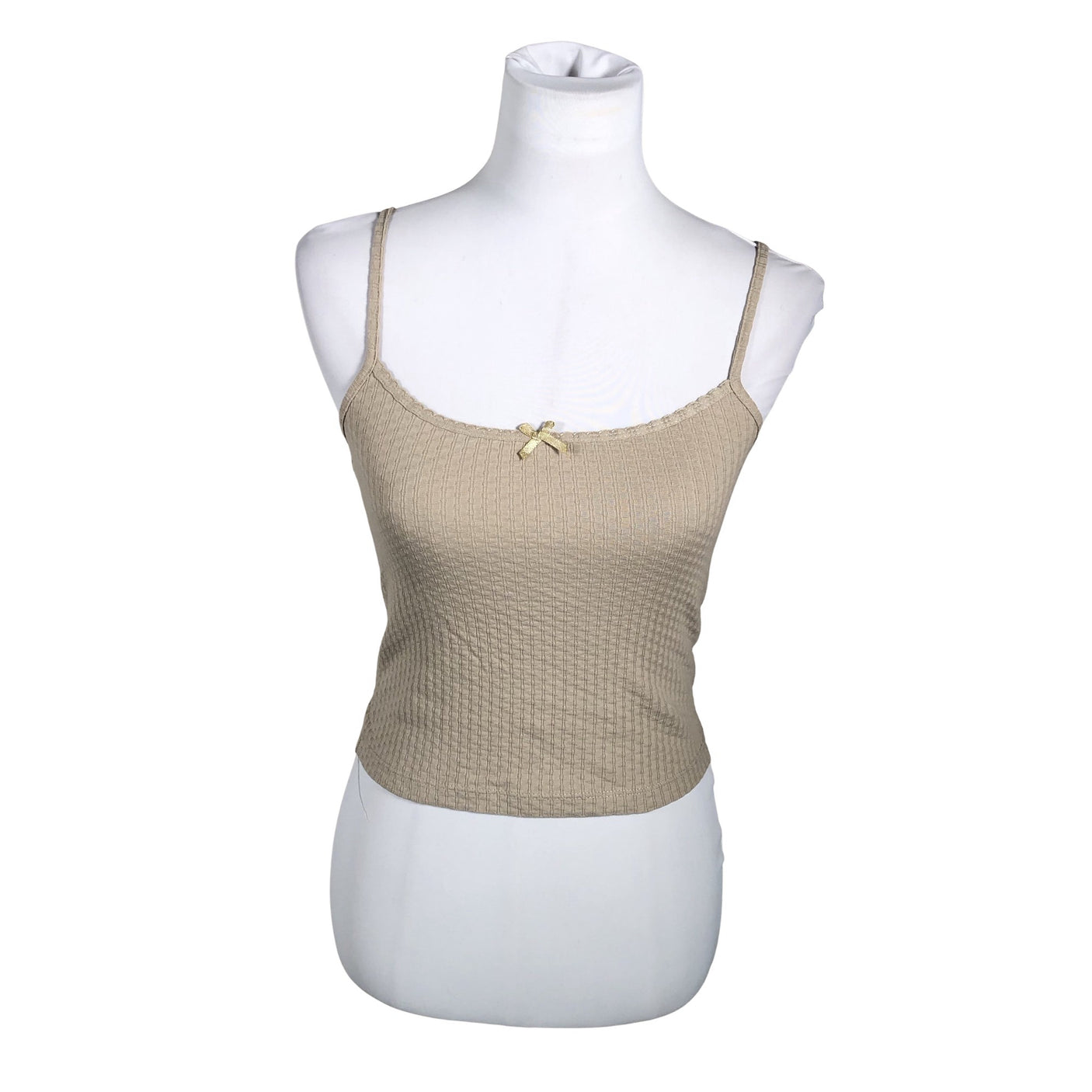 Unisex Even&Odd - Tricot tank top, size 36 - Beige (1)