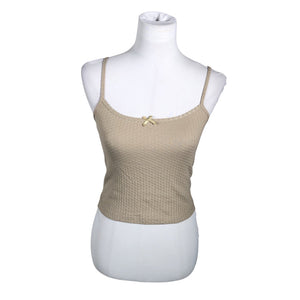 Unisex Even&Odd - Tricot tank top, size 36 - Beige (1)