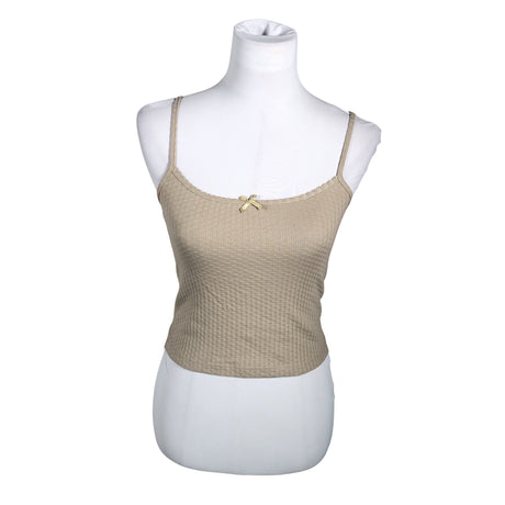Unisex Even&Odd - Tricot tank top, size 36 - Beige ()