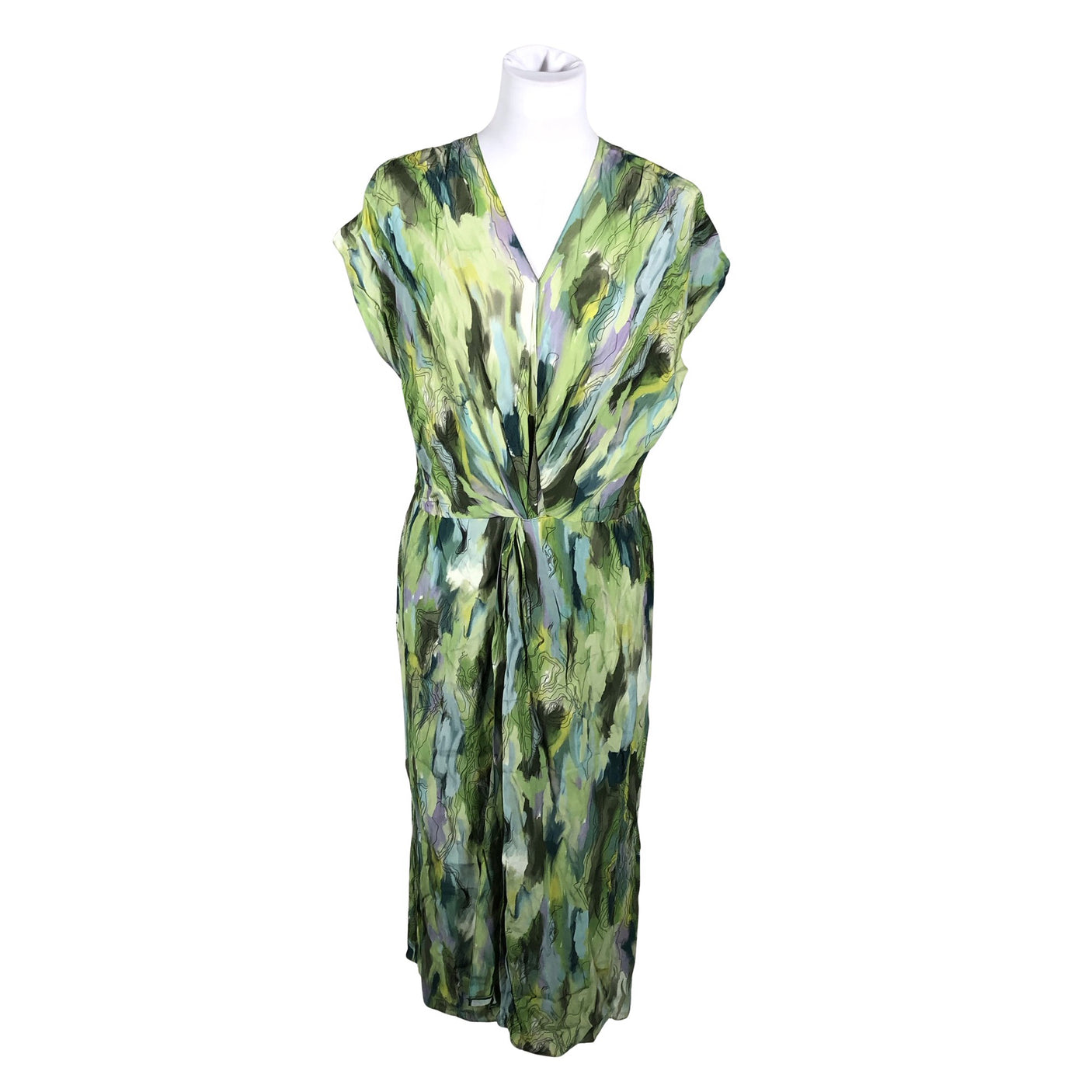 Unisex Maska - Schiffon dress, size 36 - Green (1)
