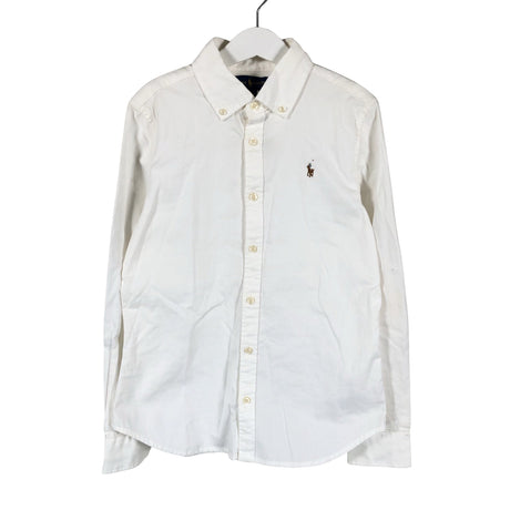 Unisex Polo Ralph Lauren - Collared shirt, size 146 - 152 - White ()