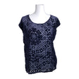 Unisex Lindex - Short-sleeved blouse, size 40 - Violet ()