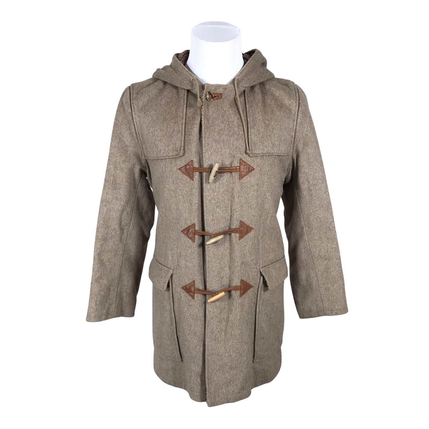 Unisex Trend - Wool coat, size L - Brown (1)
