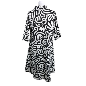 Unisex Orientique - Dress, size 40 - Black (2)