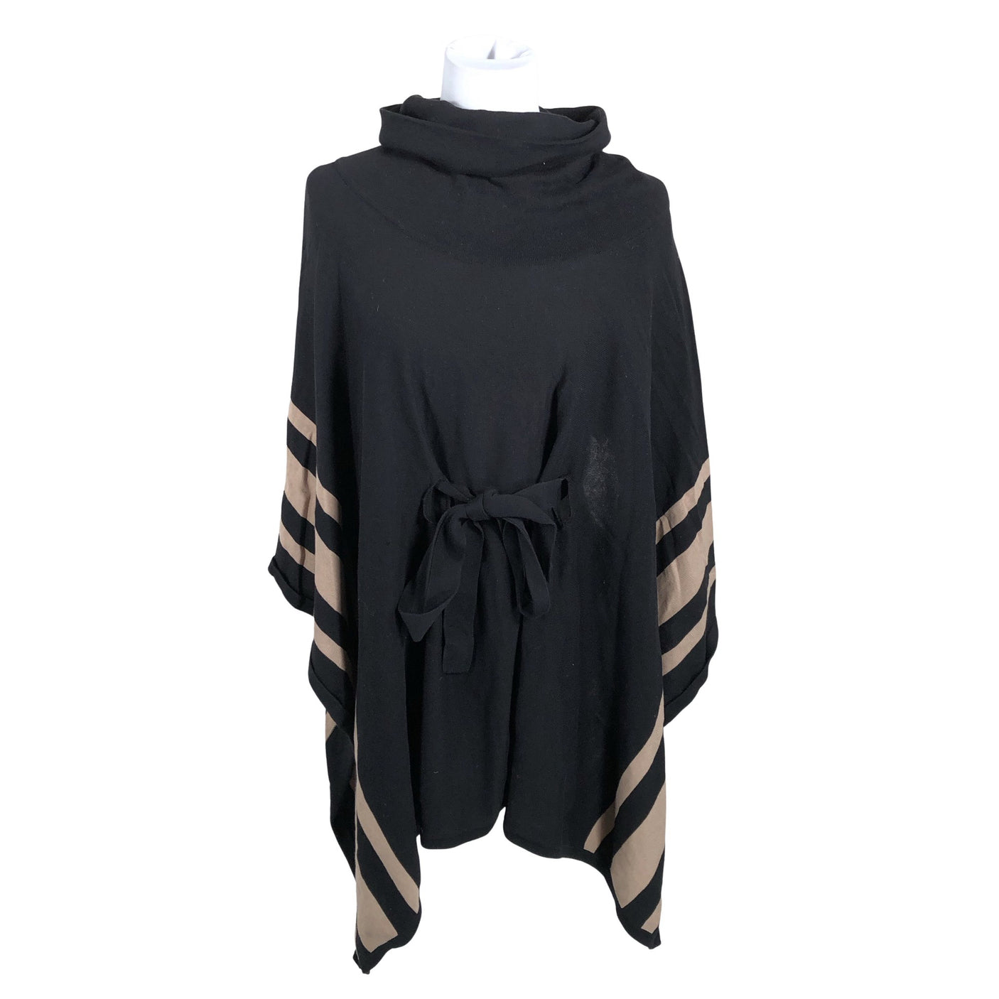 Unisex Uterqüe - Poncho, size 38 - Black (1)