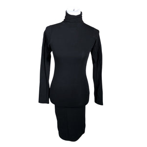 Unisex American Apparel - Tricot dress, size 36 - Black (1)