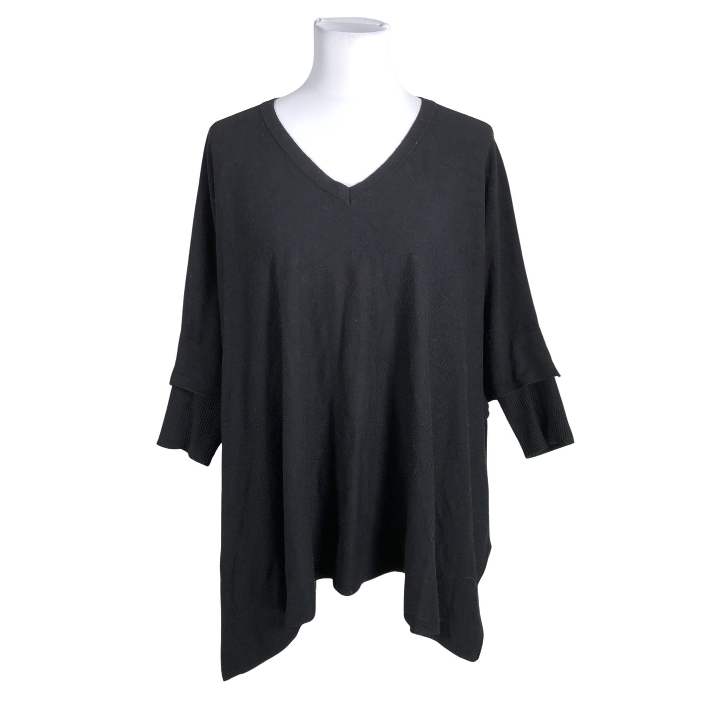 Unisex The Masai - Knit tunic, size 40 - Black (1)