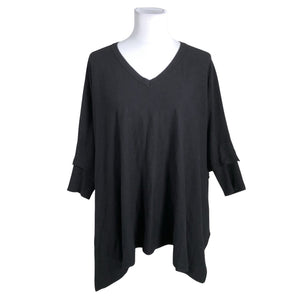 Unisex The Masai - Knit tunic, size 40 - Black (1)