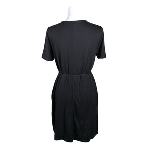 Unisex Weekday - Tricot dress, size 34 - Black (2)