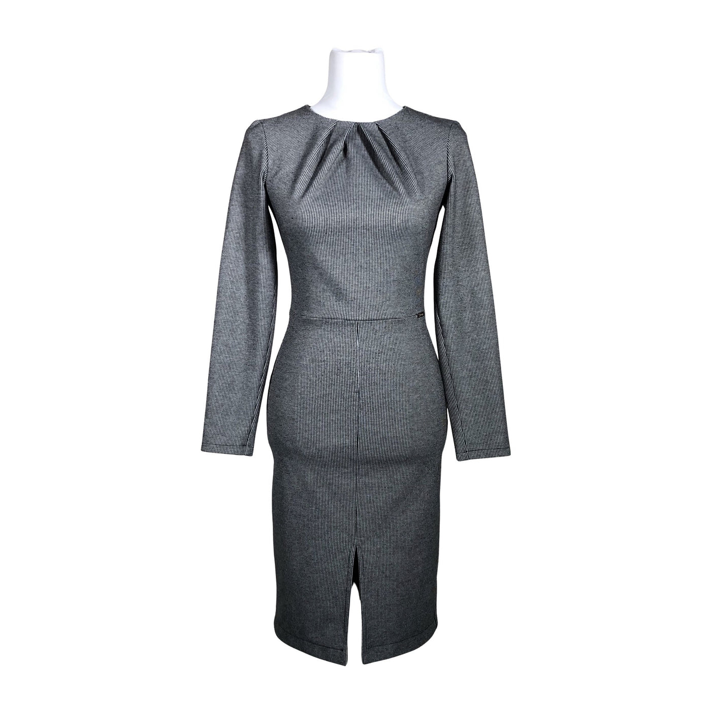 Unisex Orange - Tricot dress, size 34 - Gray (1)