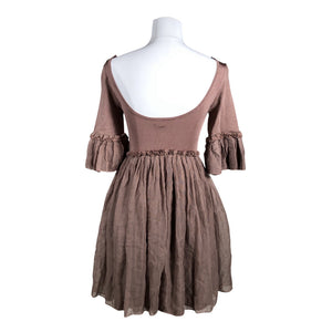 Unisex Bebe - Schiffon dress, size 34 - Light pink (2)