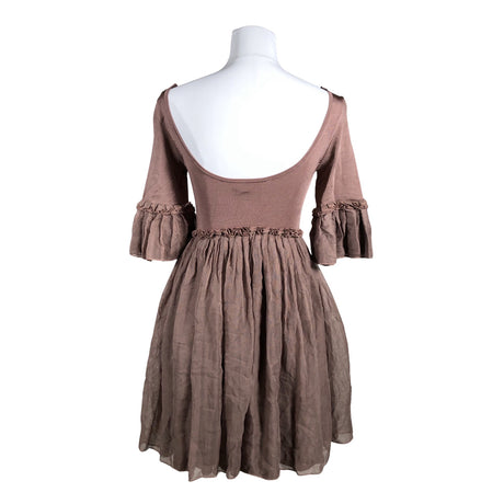 Unisex Bebe - Schiffon dress, size 34 - Light pink (2)