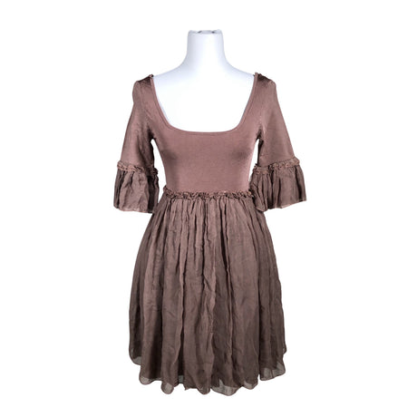 Unisex Bebe - Schiffon dress, size 34 - Light pink ()