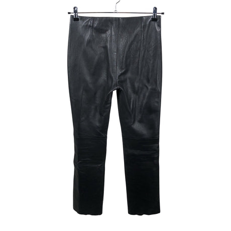 Unisex DKNY - Leather pants, size 36 - Black (2)