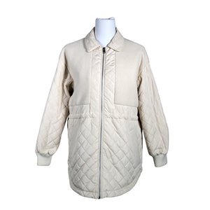 Unisex Selected - Quilted jacket, size 36 - Beige (1)
